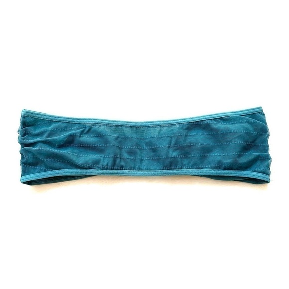 Out From Under Urban Outfitters Teal Strapless Lace Bandeau M - Picture 6 of 9